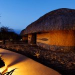 Cottage room twilight