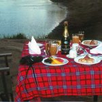 Dining by the river