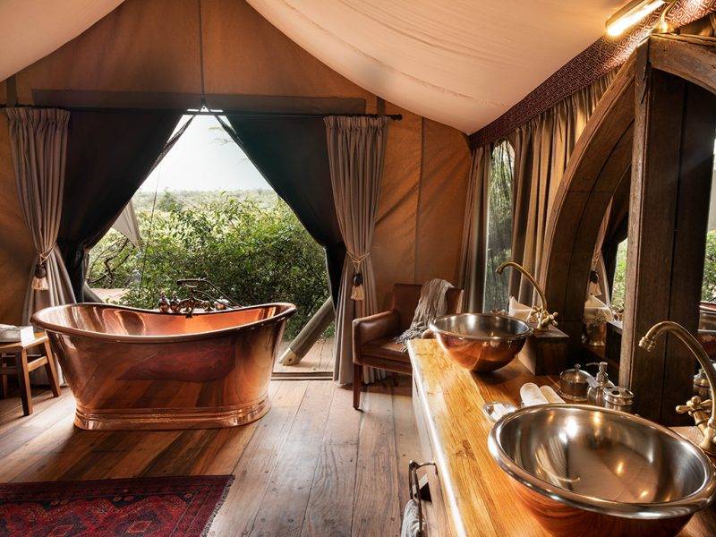 Great plains conservation Mara Nyika bathroom