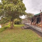 Asilia Ol Pejeta bush camp family tent exterior with view