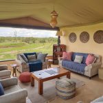 Asilia Ol Pejeta bush camp lounge area