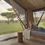Naboisho camp guest bedroom tent interior