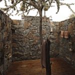 Naboisho camp outdoor shower