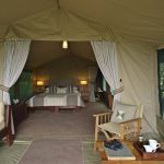 Rekero camp guest tent interior