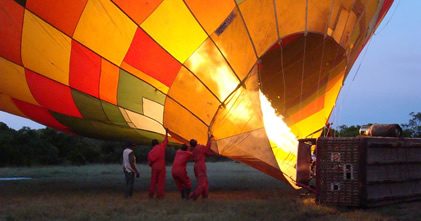 Enjoy balloon safaris