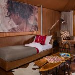 Mahali Mzuri tent family tent with children's beds and games