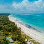 White sandy beach