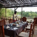 Hippo pool breakfast