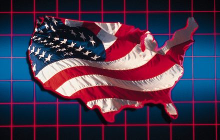 Old USA flag